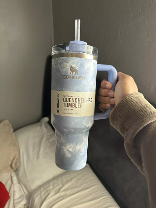 Home.co - Stanley Quencher H2.0 Tumbler 40 Oz - Ocean Tie Dye
