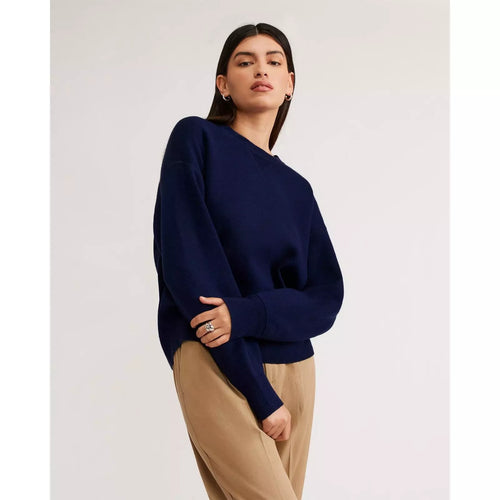 Vybe - Women Sweatshirt - Navyblue