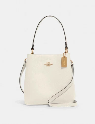 Coach - Women's Small Town Bucket Leather Bag (1011) Chalk