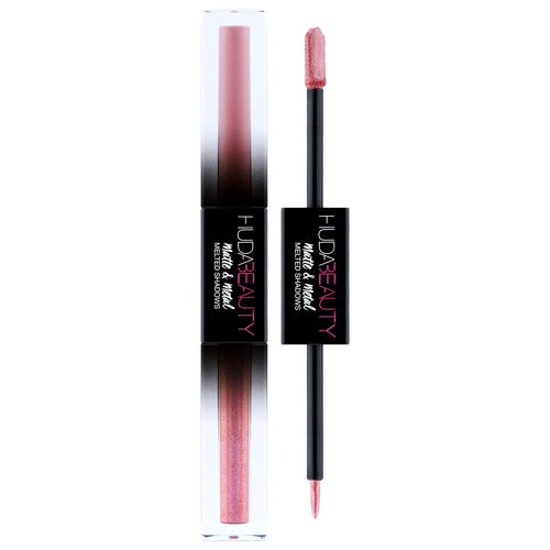 Huda Beauty - Matte & Metal Melted Double Ended Liquid Eyeshadows 2x2ml V-i-pink & Million Dollar Deals