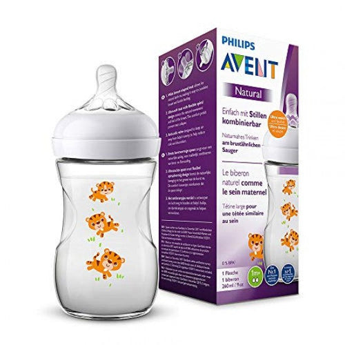 Philips Natural Feeding Bottle Tiger 260ml Scf070/20