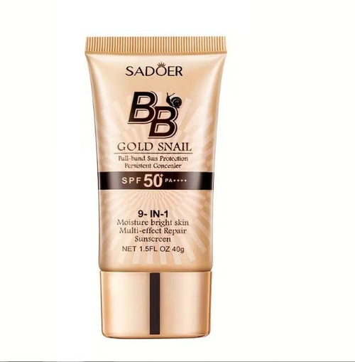 Sadoer Gold Snail Concealer Isolation Bb Cream Long-lasting Sunscreen Makeup Tool 40g (sd05169, Sd05176)