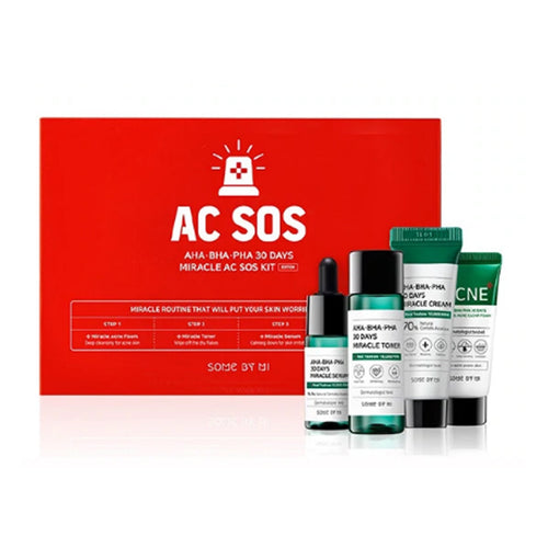 Some By Mi -aha, Bha, Pha 30 Days Miracle Ac Sos Kit Mini & Travel Size