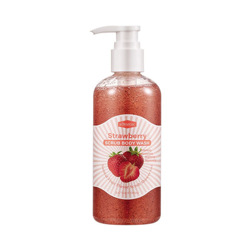 Kormesic Exfoliating Whitening Strawberry Body Scrub & Shower Gel 280ml Kmc58874