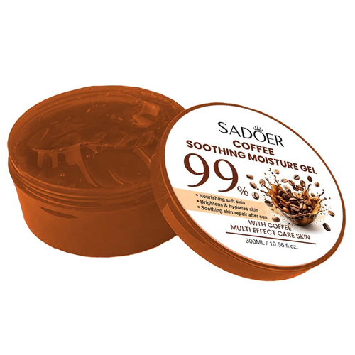 Sadoer Coffee 99% With Multi Effect Nourishing Soft Skin & Soothing Moisture Gel 300ml