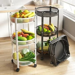 Home.co - Steel Made Kitchen Trolley (random Color)