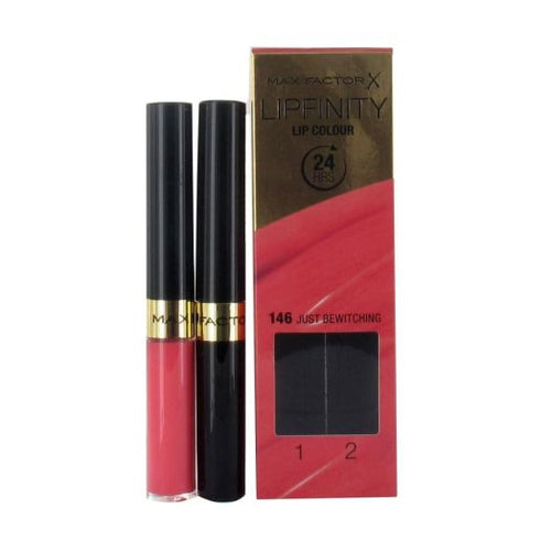 Max Factor - Lipfinity Lip Colour Lipstick 2step Long Lasting - 146 Just Bewitching 2.3 Ml + 1.9 G