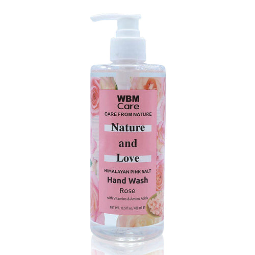 Wbm - Nature And Love Hand Wash (rose) - 400 Ml