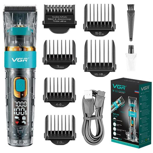 Vgr - 695 Professional Hair Clipper Ceramic & Powder Metallurgic Blade, Ipx7 Waterproof, 3-speed, 300¯min Runtime