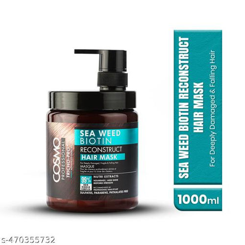 Cosmo - Professional Sea Weed Biotin Reconstruct Hair Mask 1000ml