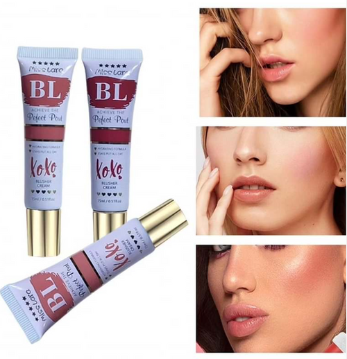 Miss Lara - Pack Of 3 Liquid Blusher Waterproof 15ml Ms-66